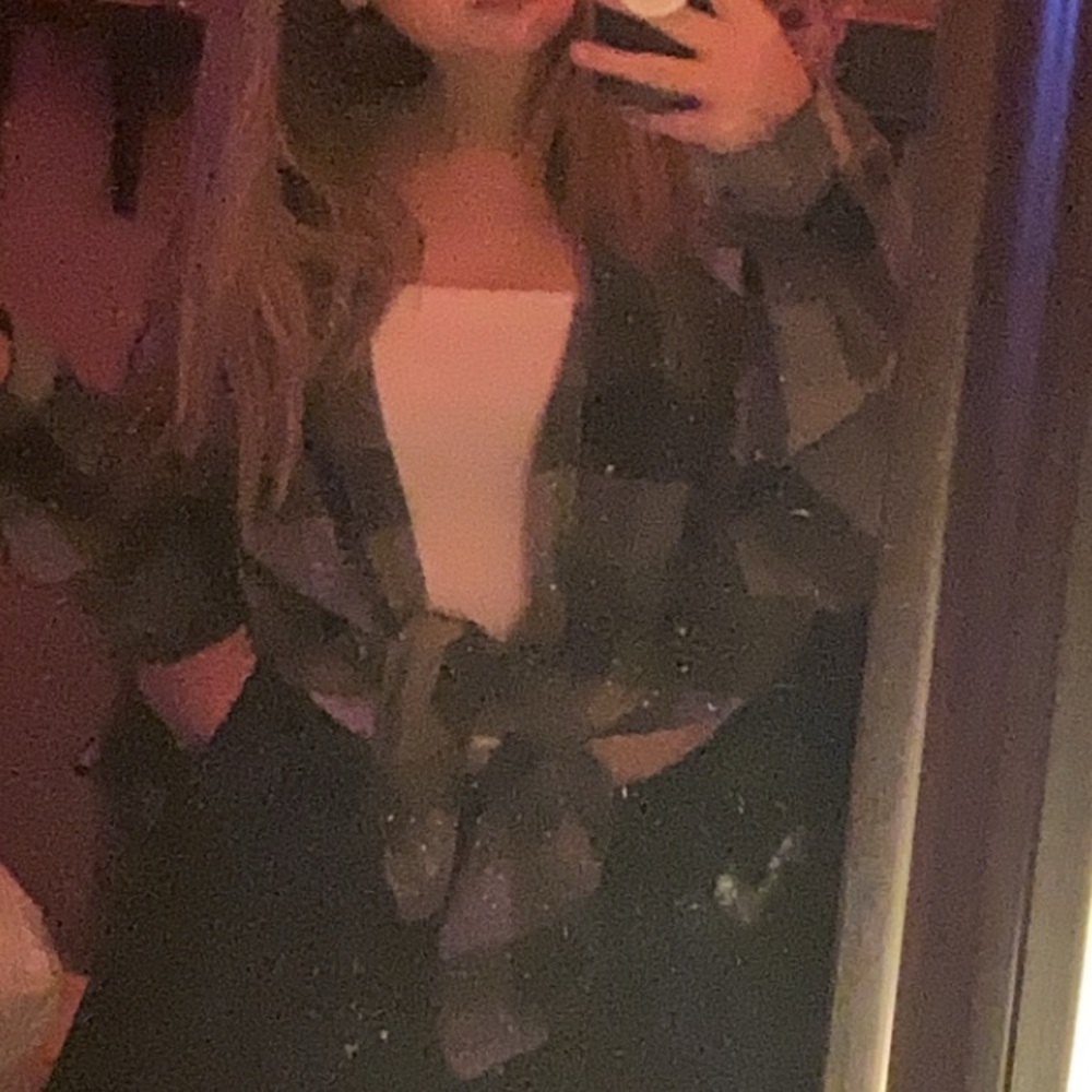 Oversized large grey flannel